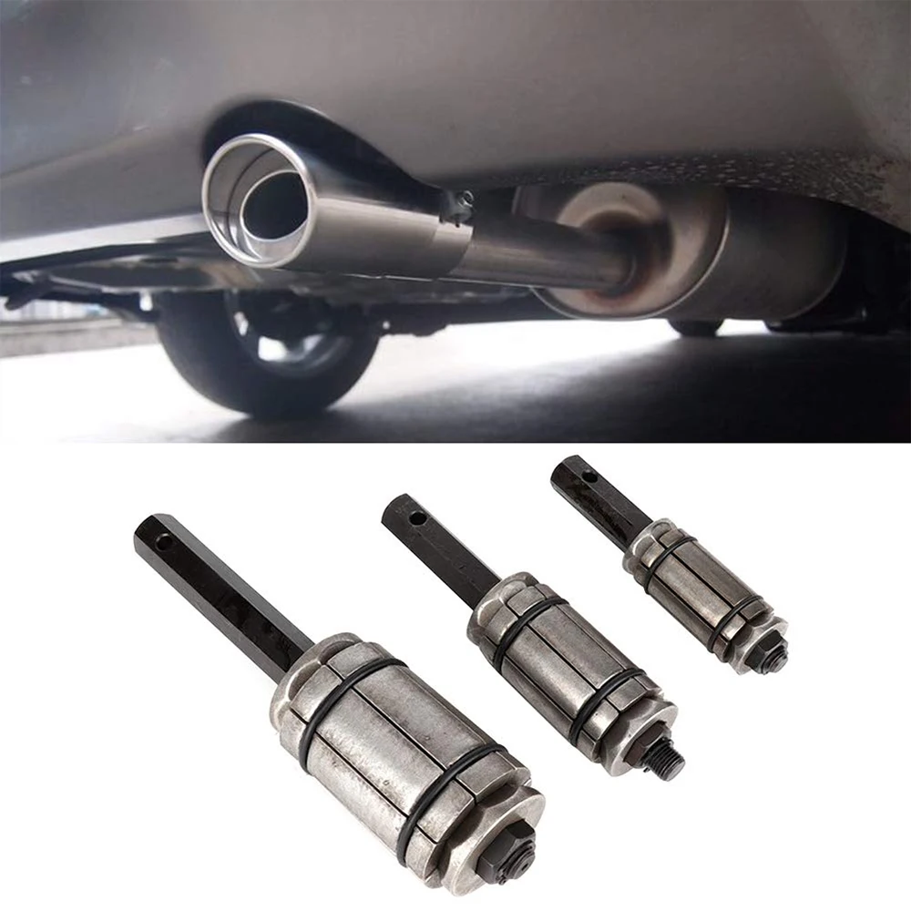 Endrohr-Expander-Werkzeugsatz 1-1/8" bis 3-1/2" Auto-Auspuff-Endrohr-Spreizer Schalldämpfer-Dellen-Entferner-Werkzeug 29-89mm für die meisten Fahrzeuge
