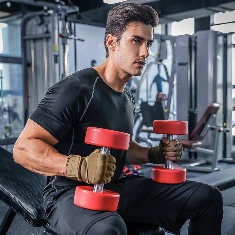 Gym Gloves Bodybuilding Powerlifting Dumbbell Pull Ups Workout Fitness Gloves Strength Training Gym Accessories S781569cc2add4759ac5e02bef9a0b10c6