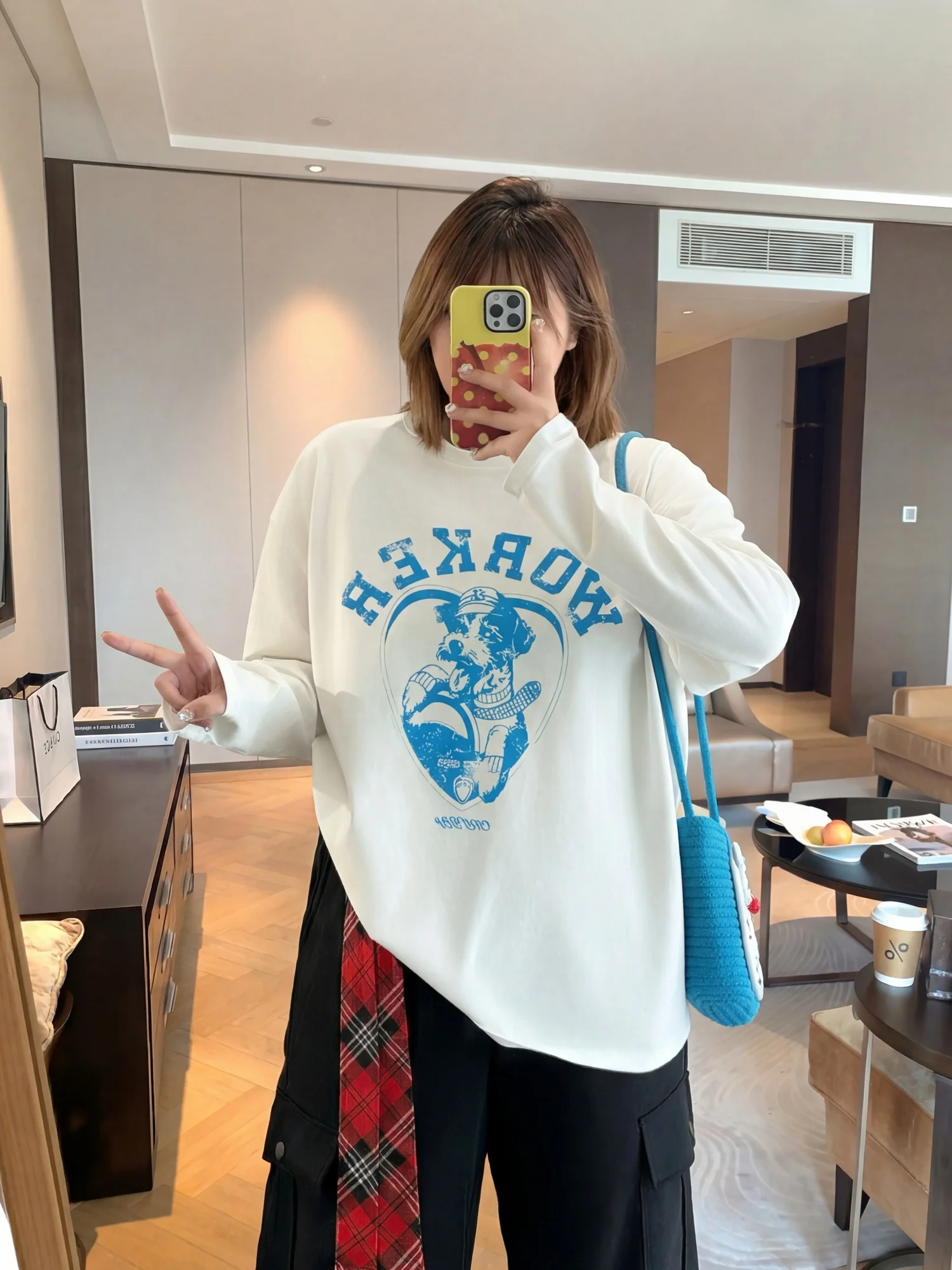 

plus Size Women's Long Sleeve T-Shirt Commute Style Base Layer Thick Sister Spring New Arrival Cotton Polyester Blend
