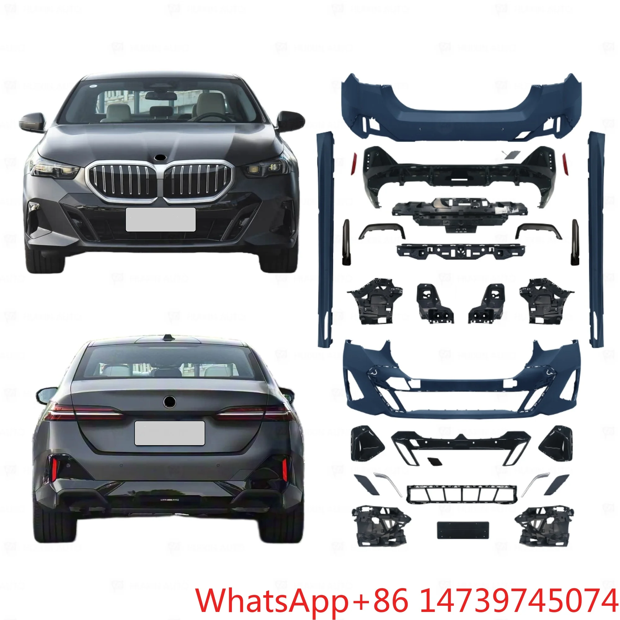 MT M-Performance Style Body Kit G60 G68 2024-2025 Front Rear Bumper Illuminated Grille AccessoriesFull Car Body Kit Car Parts