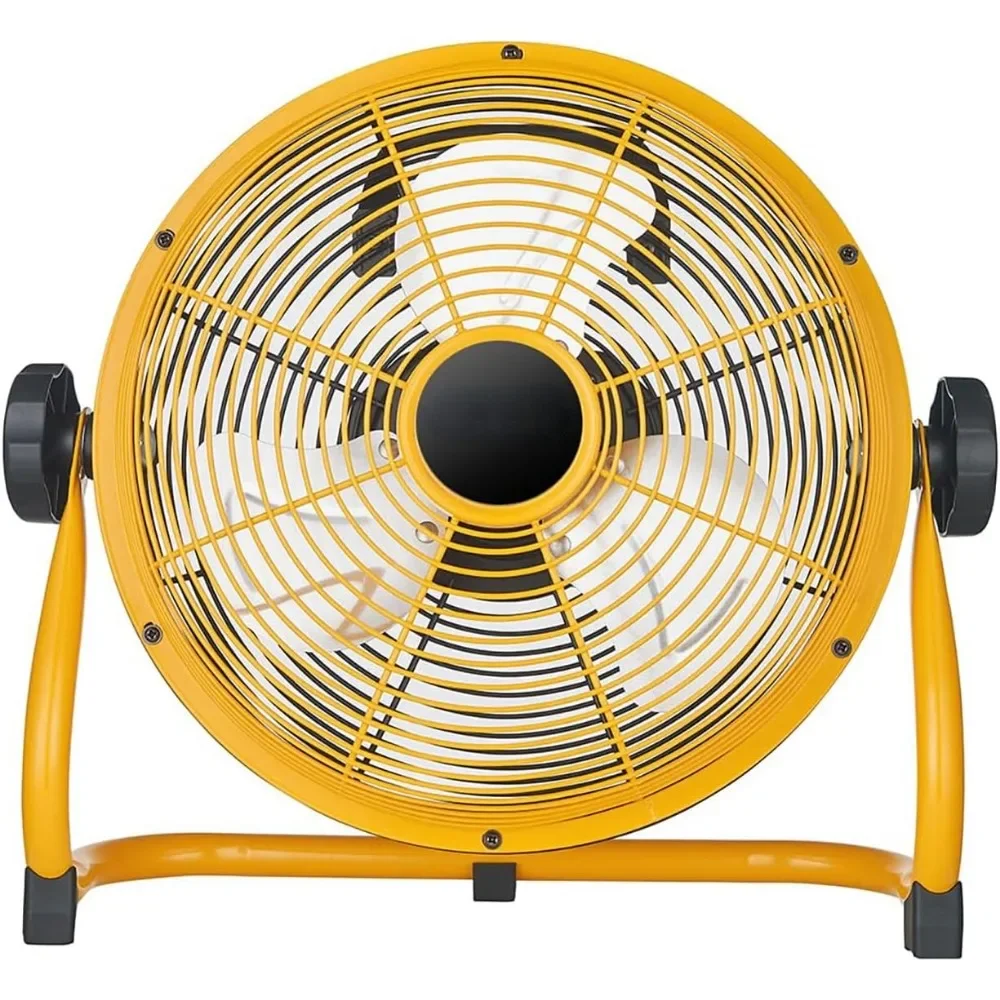 Portable Fan, 6000mAh Battery Operated Fans with Metal Blade, 360 Vertical Tilt, 24 H Run Time, Desk Fan