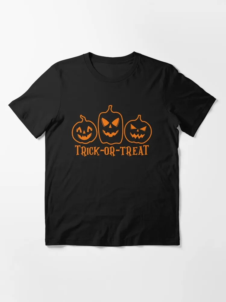 Trick or treat Essential T-Shirt Print Creativity Novelty Male Women Short Sleeve