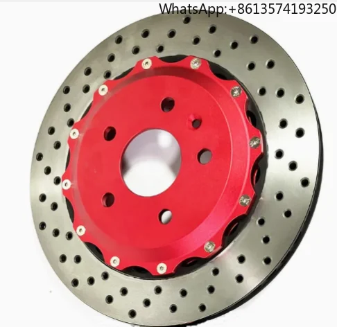 

For 2 Piece Brake Disc Front Brake Disc 34117991101 Performance Drilled Brake Disc 395mm for BMW M5 M8