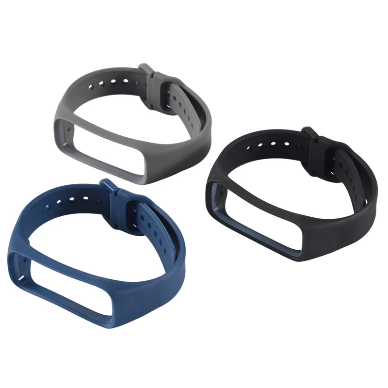 Retail 3 Pack Soft Silicone Waterproof Bracelet Accessories Sport Strap Replacement Wristbands For Samsung Galaxy Fit 2 SM-R220