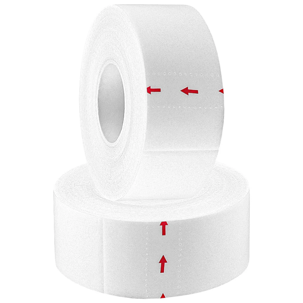 

2 Rolls Anti-dirty Sweat Patch Breathable Non-woven Fabric Pads for Hats Liner Sweat Protector Absorbent Daily Use
