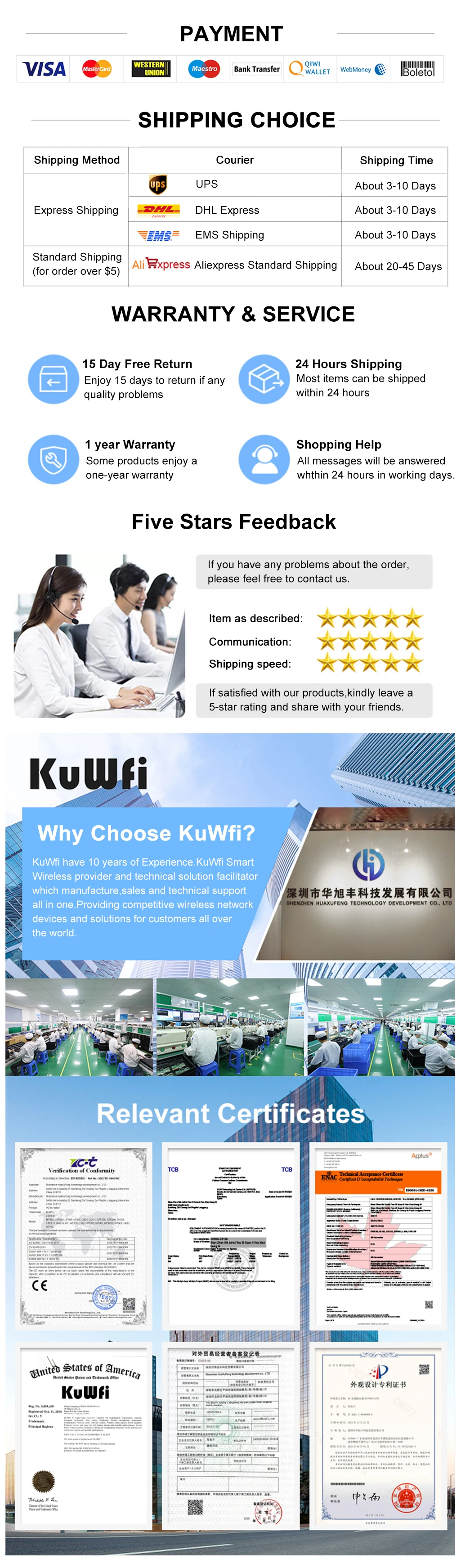 KuWFi 4-Port-POE-Switch, 100 Mbit/s, Ethernet-Switch, Plug-and-Play-Netzwerk-Switch, Verlängerungsmodus, 250 Meter lange Distanz für IP-Kamera – Detail 4