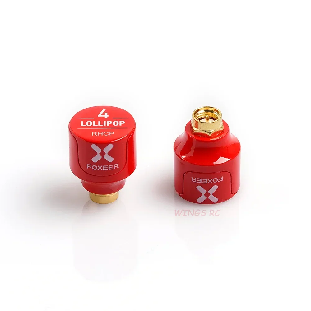 Foxeer Lollipop 4 Stubby Antenna 2.6DBi 5.8G RHCP LHCP FPV SMA RPSMA Micro Mushroom Receiver Antenna For FPV RC Drone Goggle