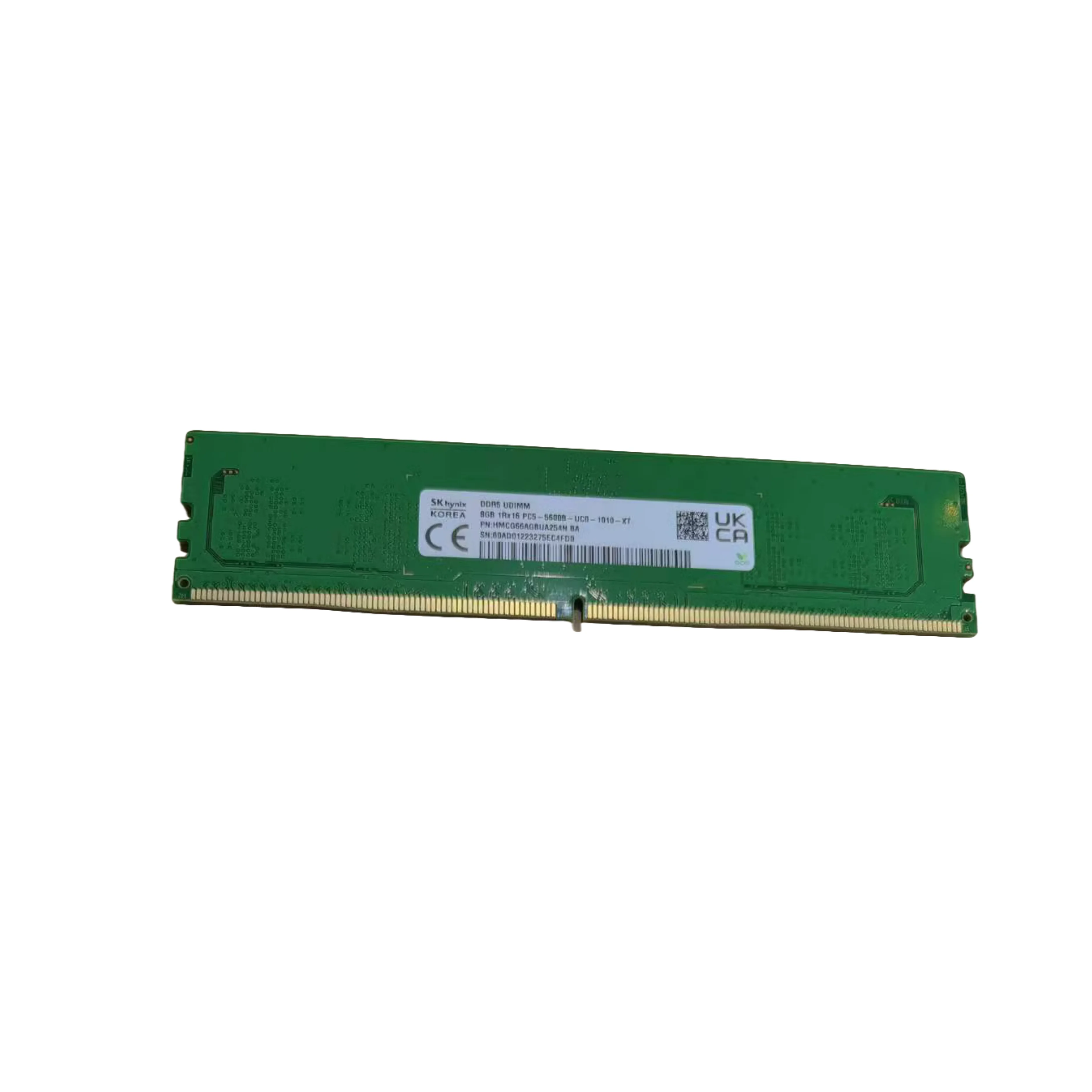 

HMCG66AGBUA254N DDR5 8G 1Rx16 PC5-5600B-U