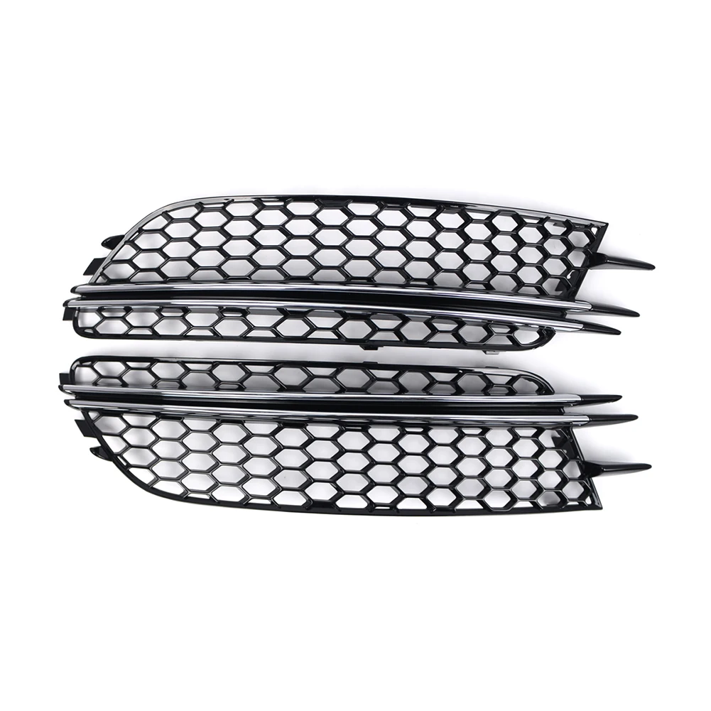 

For A6 C7 2012-2015 Car Fog Lamp Grille Fog Lamp Grille For Car Front Bumper Quick Installation Wear-resistant