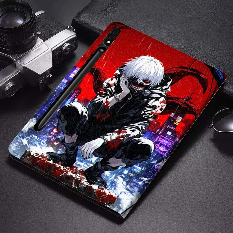 

Чехол для планшета Tokyo Ghoul Anime Cool для Samsung Galaxy Tab S7 S8 S9 S10 FE Plus Lite 11, 12,4 13,1 дюйма