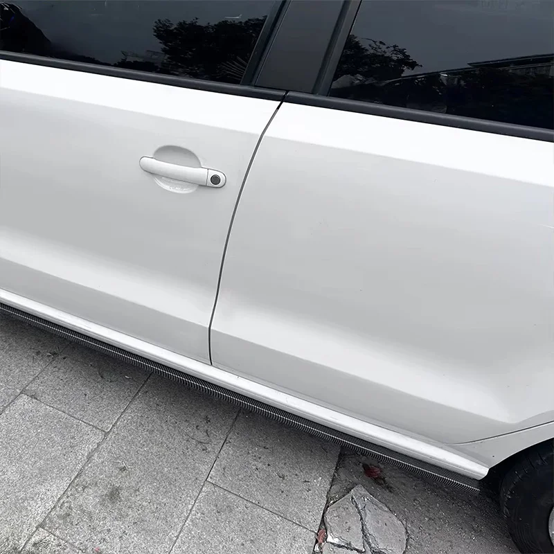 سيارة الجانب التنانير تمديد لشركة فولكس فاجن فولكس فاجن بولو MK5 6R 6C 2009-2017 سيارة الخائن الناشر الجناح شفة ممتصة للصدمات الجانب تنورة