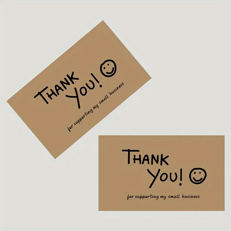 50PCS Thank-you Card Set, Suitable for Funerals, Weddings, Bridal Gifts, Business Graduates, Teachers, Colleagues, and Employees