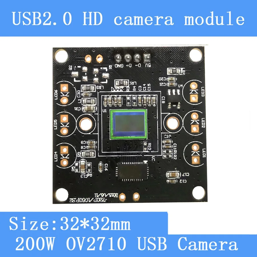 PU`Aimetis Surveillance Camera HD 200W 1 / 2.7 OV2710 PCB Board Tablet Notebook Computer Using the USB Camera Module