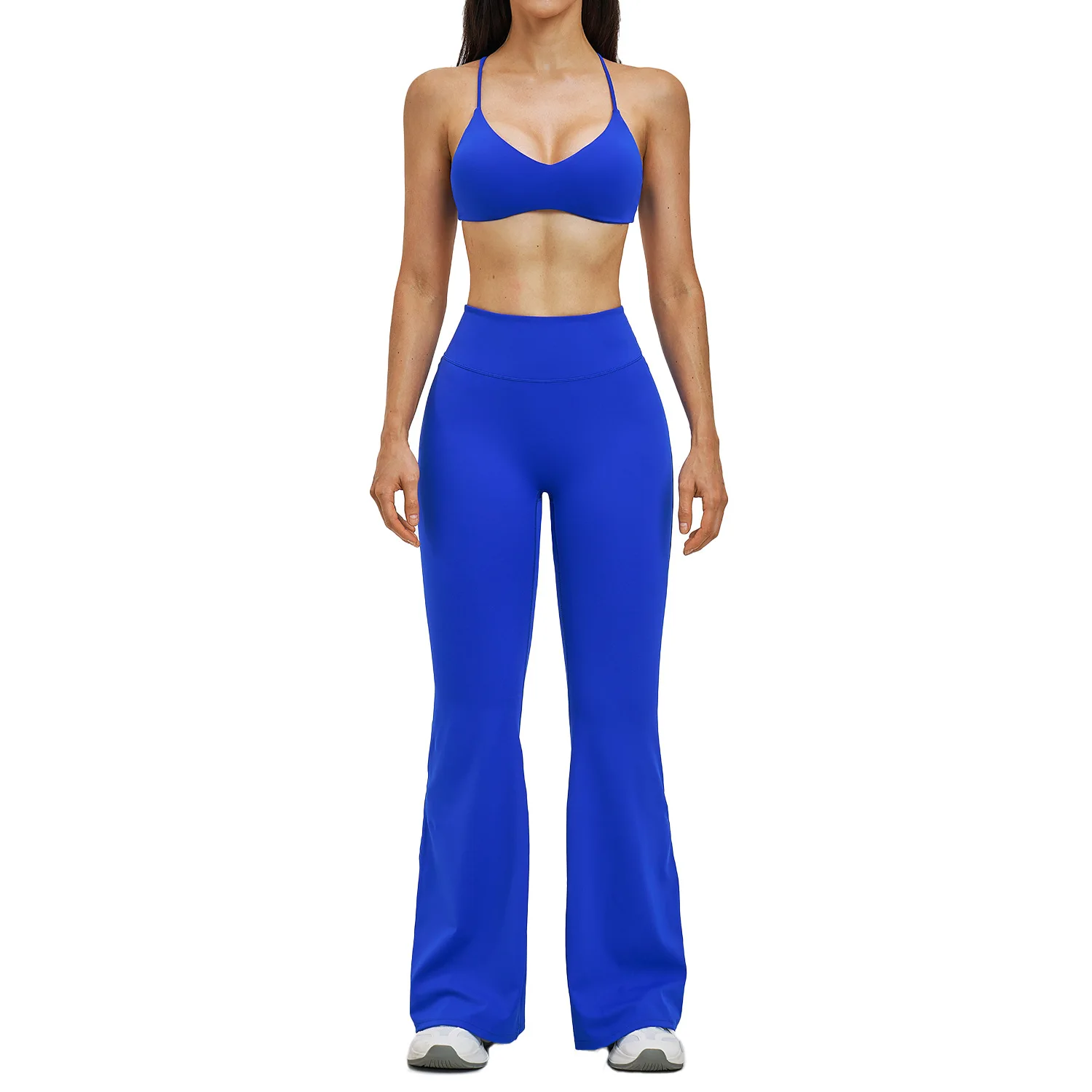 

Maxdutti Tight Fitting Back Yoga Set, Brushed Fashion Micro Fitness Exercise Set, Outdoor Running Fitness Suit Woman Clothes