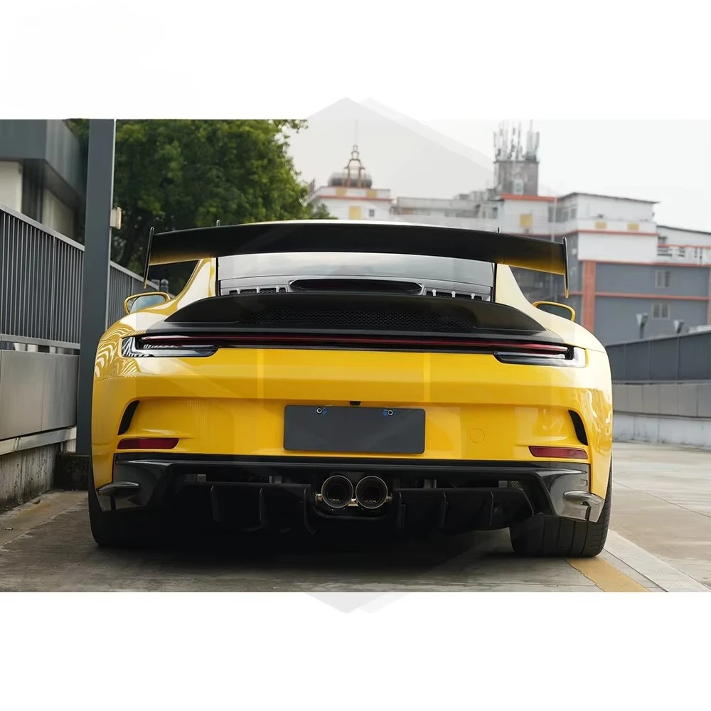 New PP Material Upgrade GT3 Style Bracket Kit for  911 992.1 992.2 Front Bumper Lip Spoiler Rear Diffuser Splitter