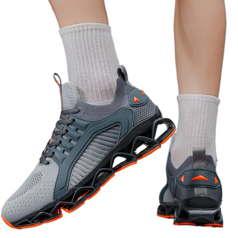 Outdoor Trail Running Shoes Men Sneakers Non Slip Breathable Man Sports Hiking Off Road Light Multifunction Traveling Footwear