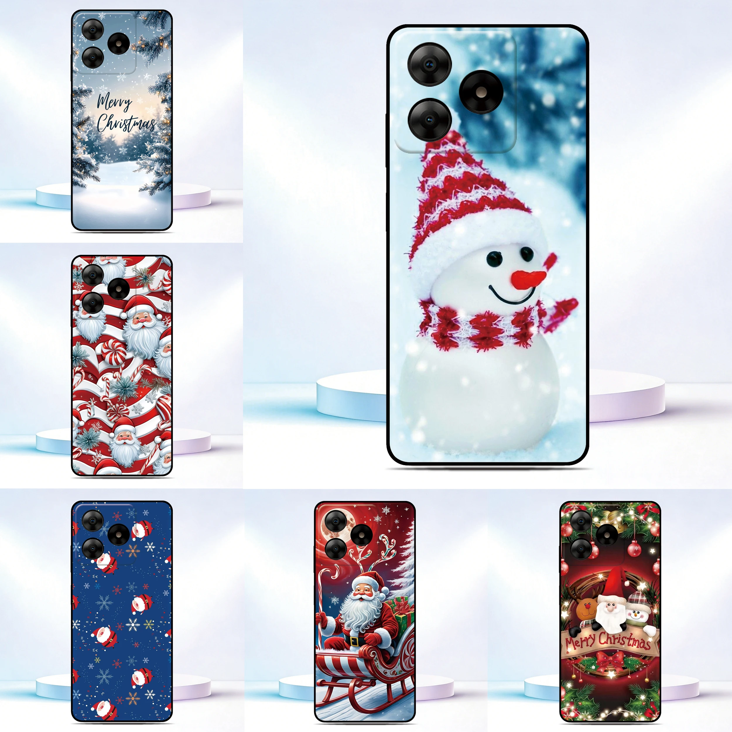 Merry Christmas Phone Case For Ulefone Note 20 19 18 Ultra 10 12 13 14 15 16 17 Pro 13P 12P 11P 10P Custom Picture Back Cover
