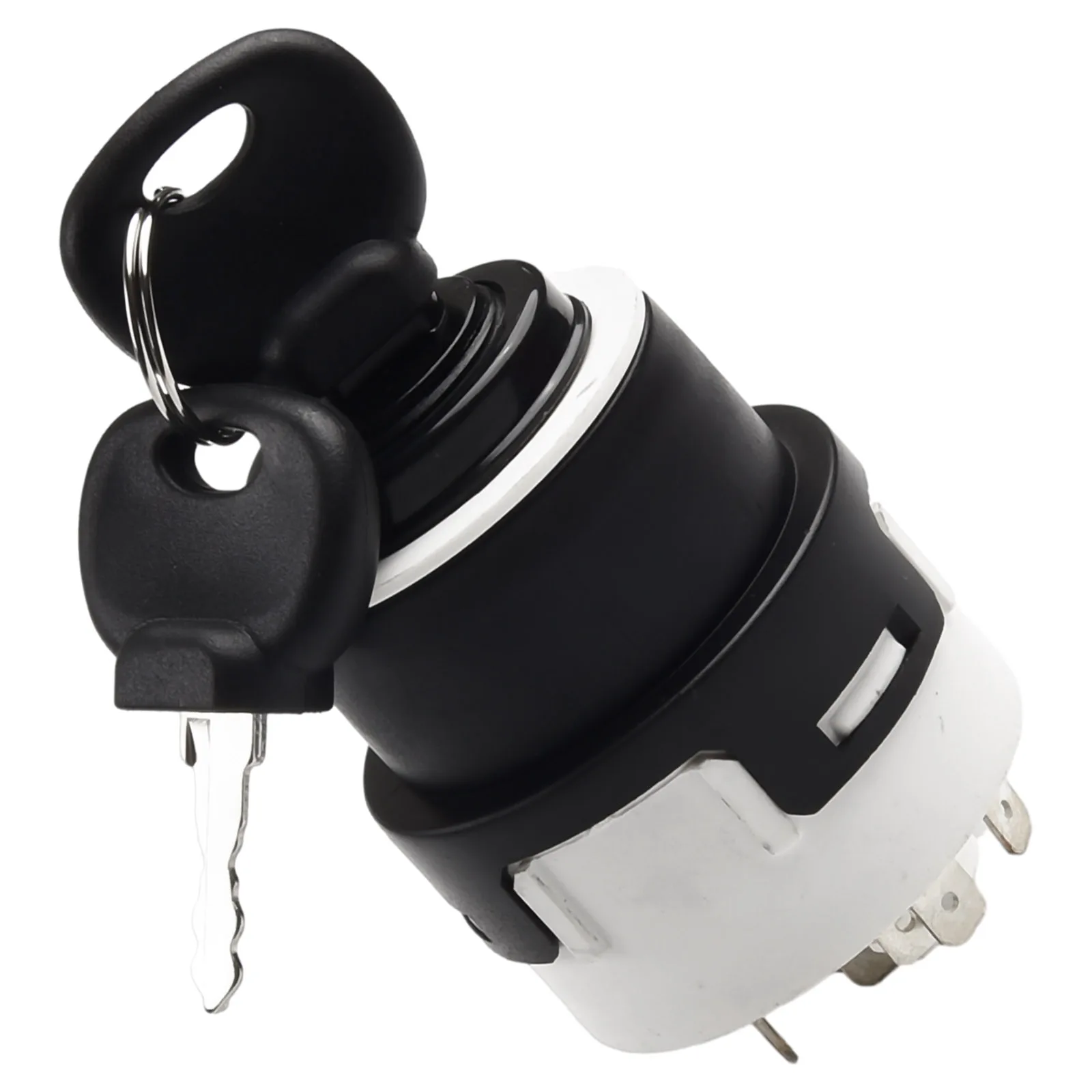 /Ignition /Switch /With 2 Keys For JCB 4CX Loader Excavator Part 701/80184 85804674 10 Pins White Black Replacement