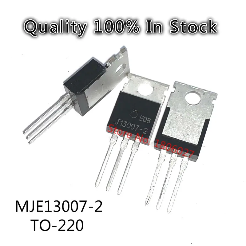 10pcs/lot   MJE13007-2  J13007-2 High voltage power switch TO-220 8A700 / 400V