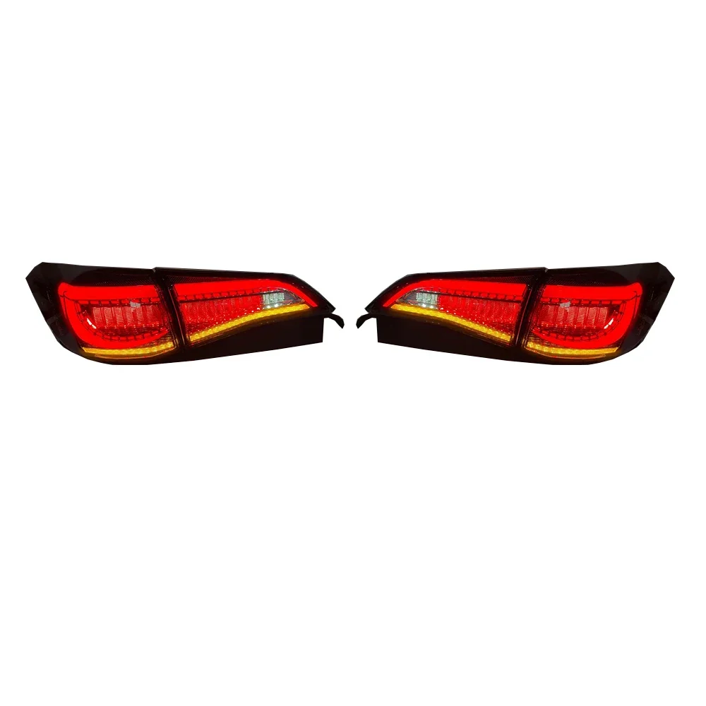 Car LED Tail Light Taillight For Toyota Vios 2020 2021 2022 2023 DRL Rear Lamp Brake Light + Reverse + Dynamic Turn Signal