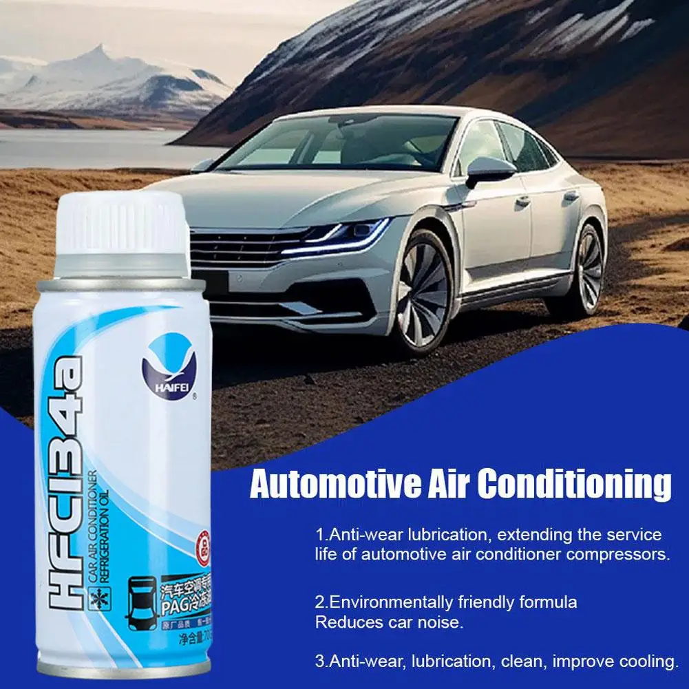 2PCS Automotive Air Conditioning Compressor Refrigeration Oil for Car Truck Air Conditioning Car Styling