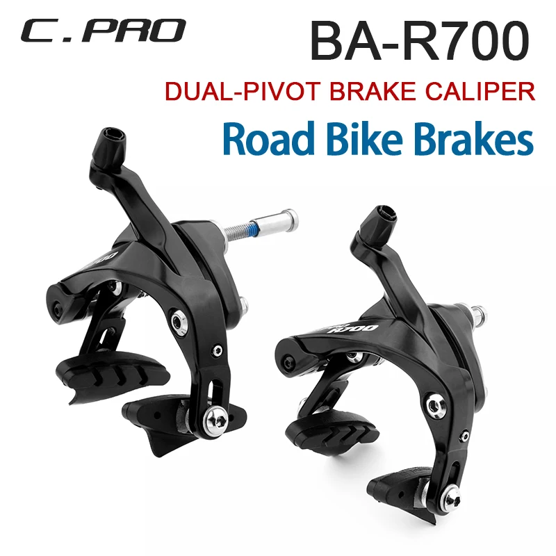 C-PRO R700 Dual-Pivot Brake Caliper Road Bicycles Rim Brake Caliper Front & Rear Brake Bicycle Part for 105 R7000/R8000