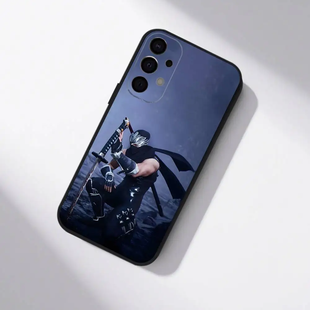 حافظة هاتف N-Ninja Gaiden NG4 لهاتف سامسونج S25، S24، S21، S22، S23، S30، Ultra، S20، Plus، Fe، Lite، 5G غطاء أسود