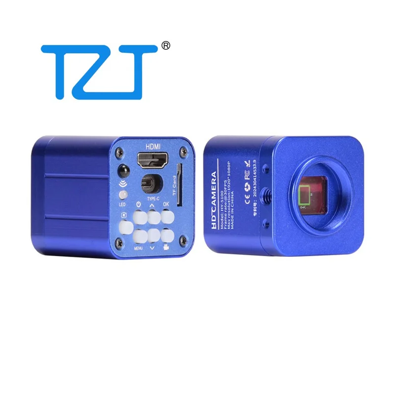 TZT HY-5100 24MP Full HD 1080P 2K kompatybilna z HDMI kamera mikroskopowa USB cyfrowa elektroniczna kamera przemysłowa do naprawy telefonów komórkowych