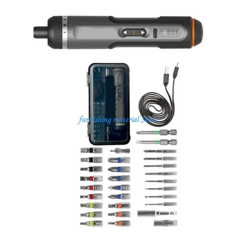 

Y5GD Compact Cordless Screwdriver Powerful Motor Tip Multifunction Portable