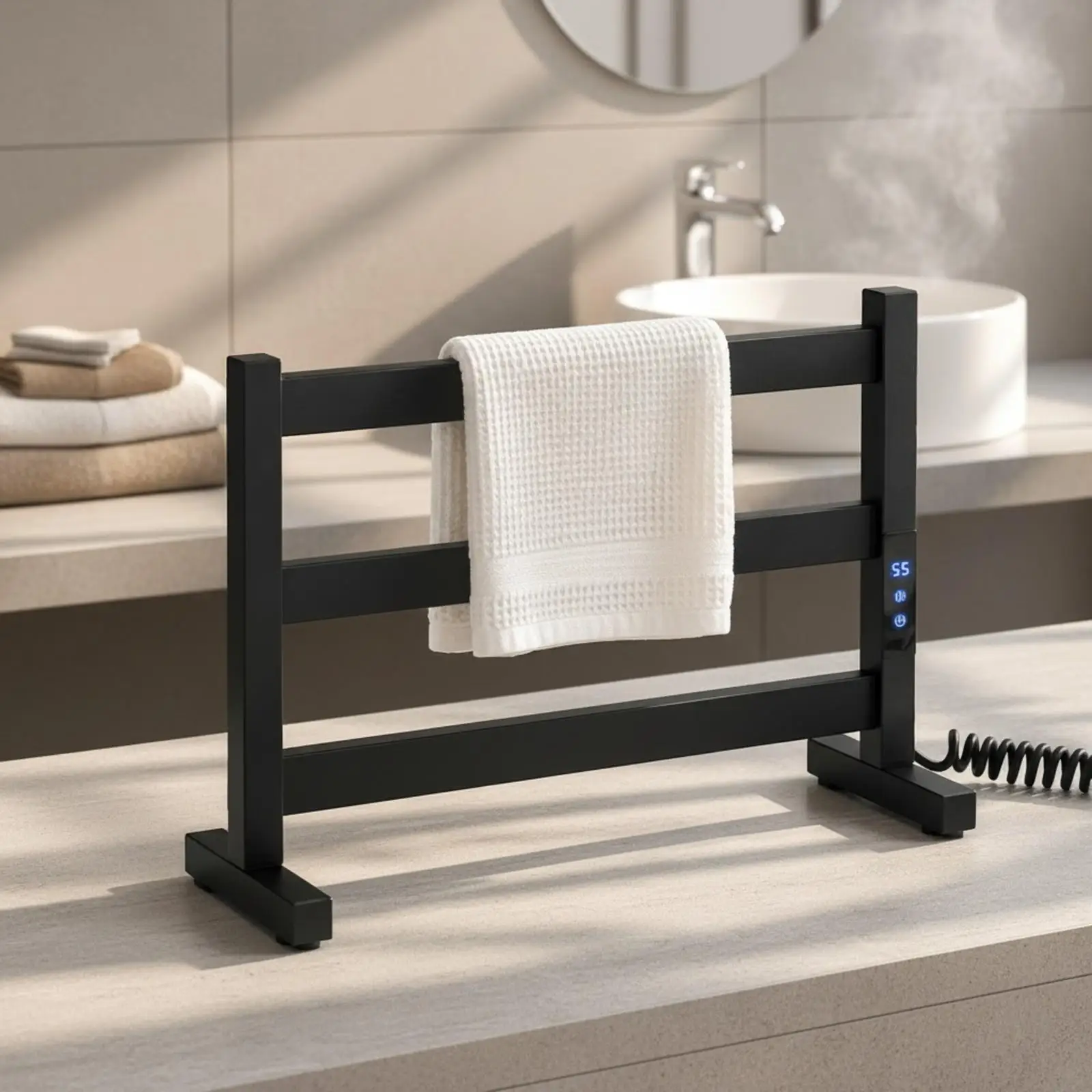 support-chauffant-electrique-pour-serviettes-avec-affichage-numerique-et-minuterie-et-element-chauffant-en-fibre-de-carbone-pour-le-rangement-des-serviettes-de-cuisine