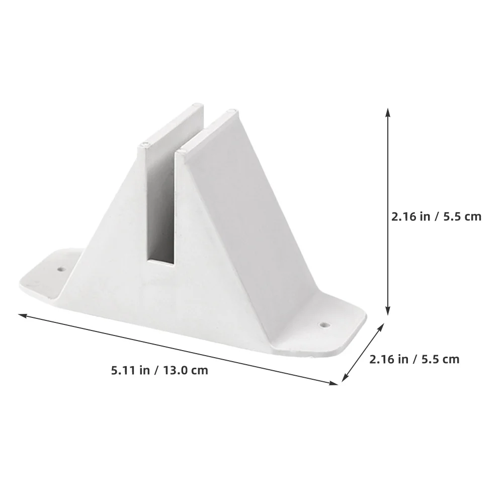 6Pcs Garden Fence Base Sturdy Triangle Stand Support for Christmas Tree Fence Pet Gate Privacy Screen Holder Screen Panel Feet