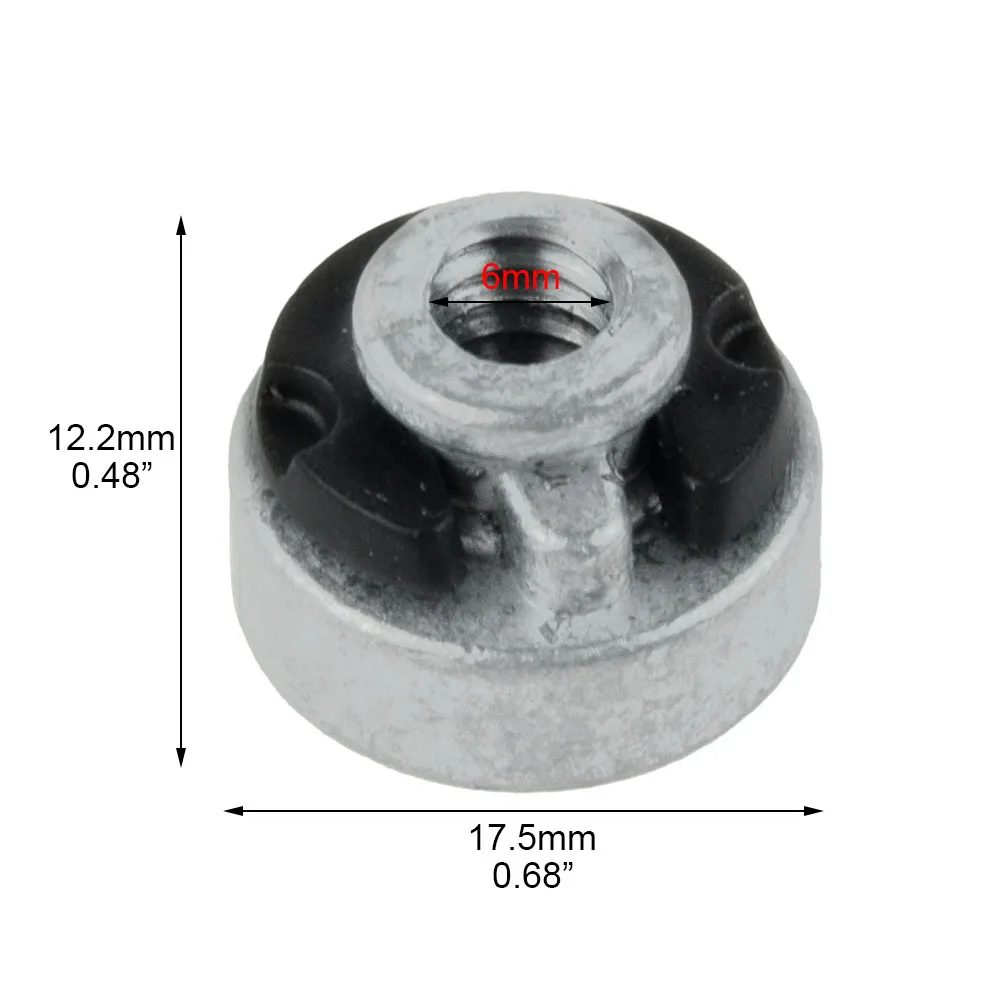 Metal Motorcycle Rear Seat Nut Kit with Retaining Washer for Reliable For fender For Mounting Ideal for Bike Modifications
