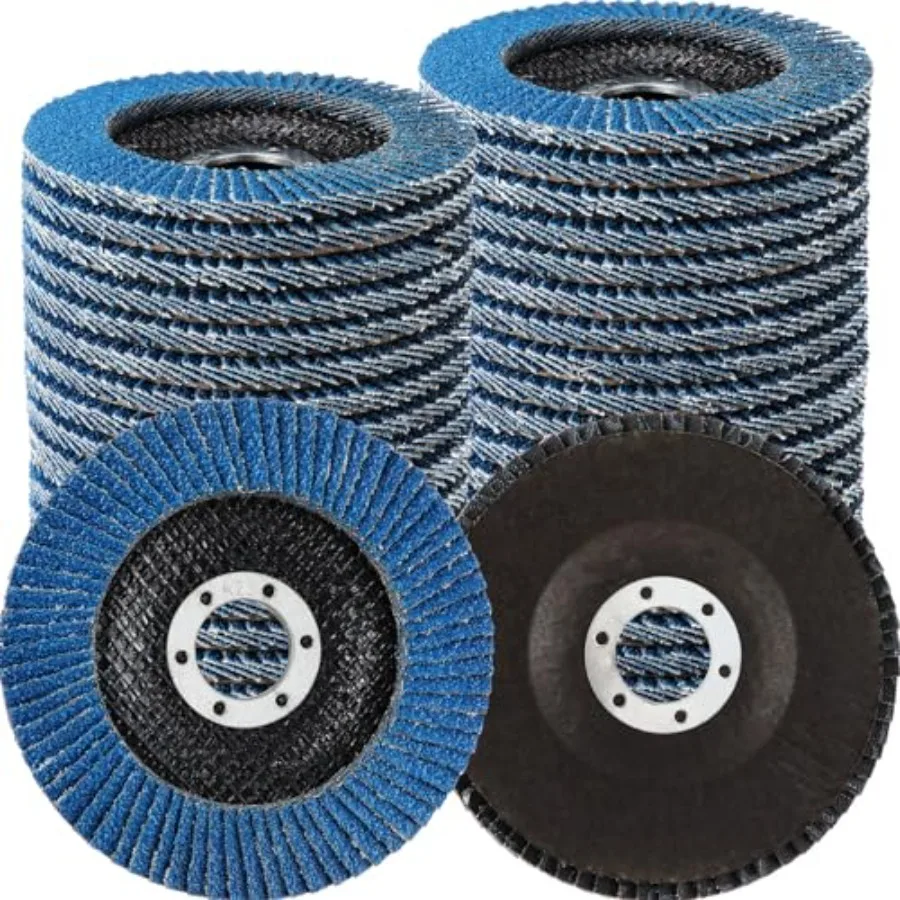

80 Pack 40 Grit Flap Discs 4 1/2 Inch for Angle Grinder 4.5 x 7/8 Inch Aluminum Oxide Sanding Disc Grinding Wheels Grinding Dis