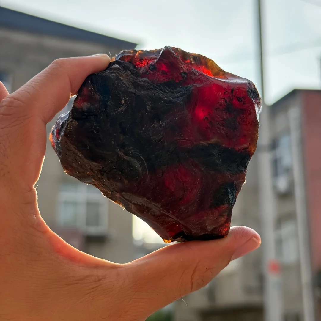 Natural Amber Rough Stone Raw Gemstone Resin Mineral Specimen For Jewelry Making Collection Home Decoration