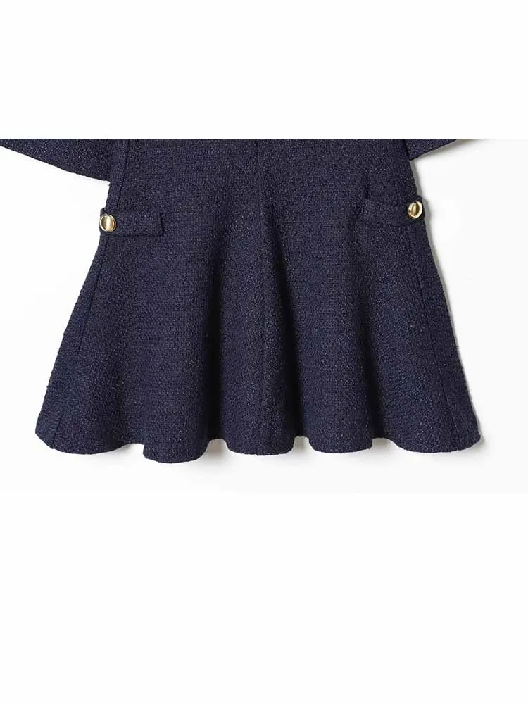 HH nouvelle femme été tendance mode col en V sans manches à pois motif décoration fronde robe courte femme douce robe Sexy