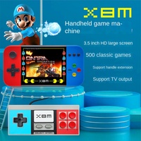 X8M Game Console Handheld Classic 500-in-One HD Large Screen Can Be Connected to TV Mini Children