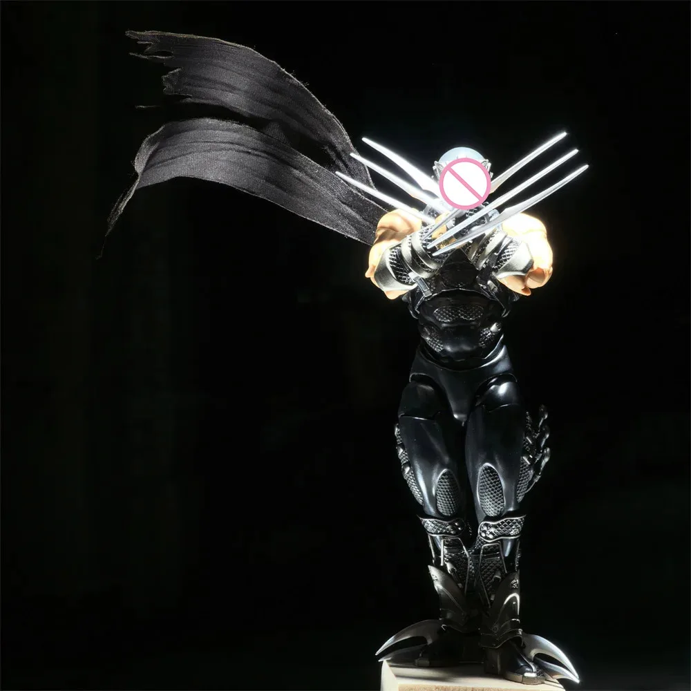 Handmade 1/12 Scale Japanese Ninja Game Characters Mini Black Scarf Accessories For SHF Action Figures Body Model - view 3