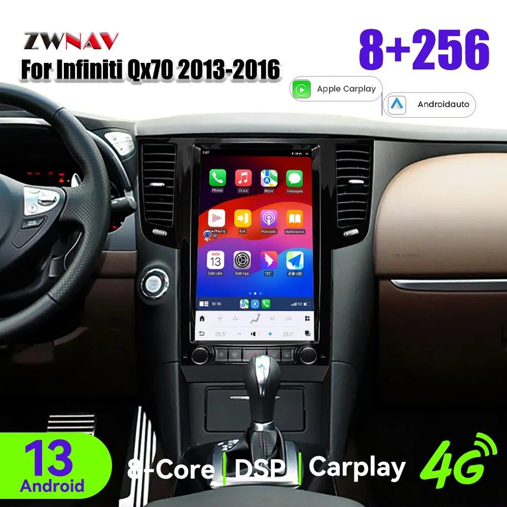 ZWNAV Carplay Tesla 13.6