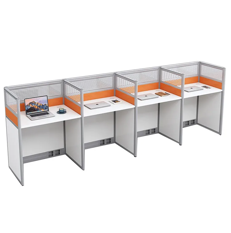 أثاث المكاتب مركز الاتصال المكتب مكعبات مع مقسم الزجاج المصنعين مكتب مكعب