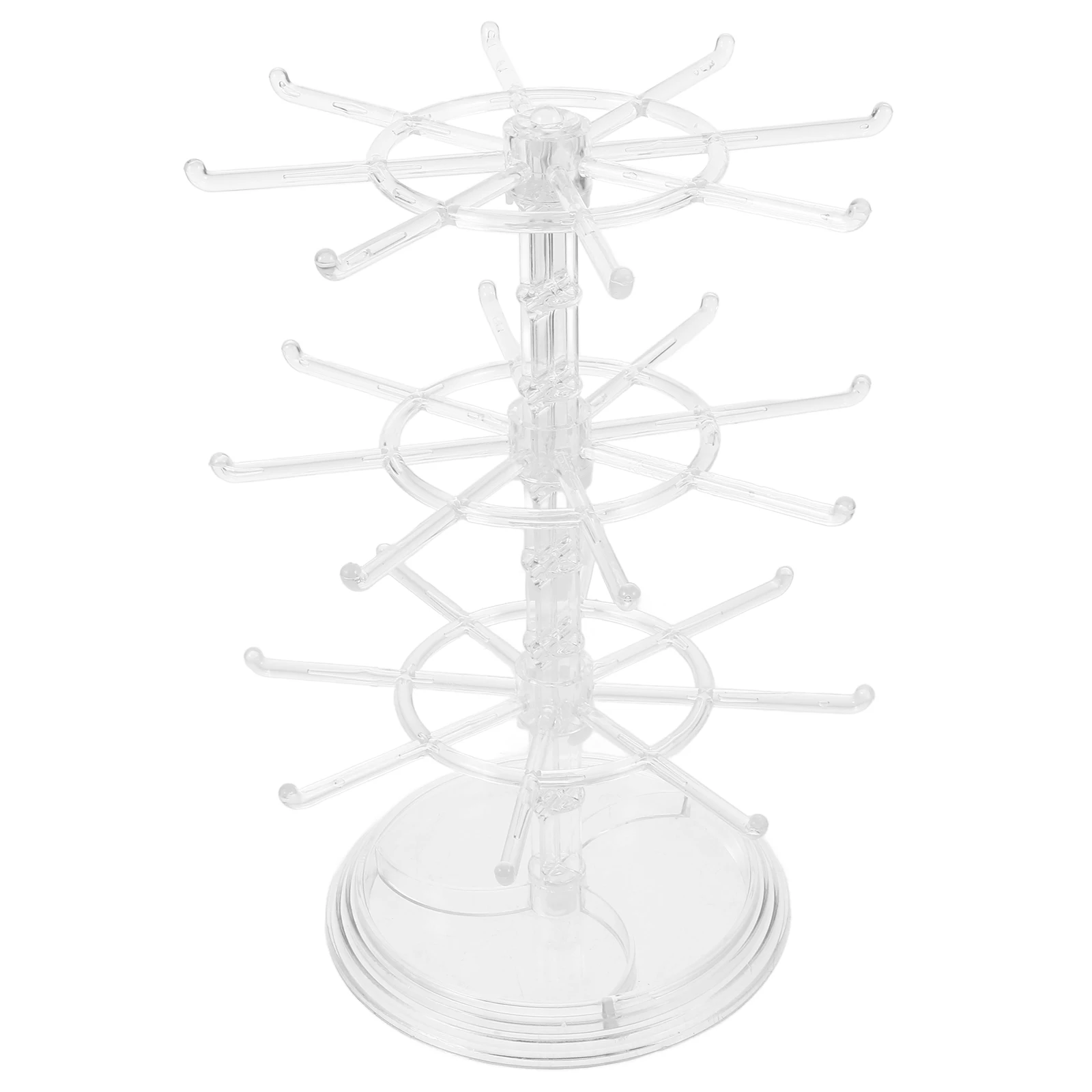 

Earring Storage Rack Rotation Jewelry Display Rotating Base Multi-layer Organizer Hair Accessories Necklace Bracelet Ring Stand
