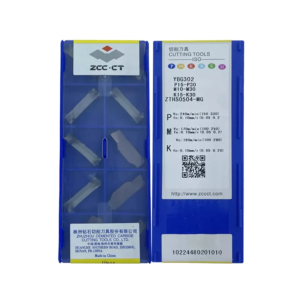 

100% Original ZTHS0504/ZTKS0608 MG YBG202/YBG302 Grooving & Turning Blades