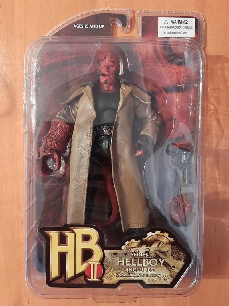 MEZCO Hellboy 액션 피규어 클래식 영화 악마 BJD 입상 Collectible Model 인형 장식 장난감