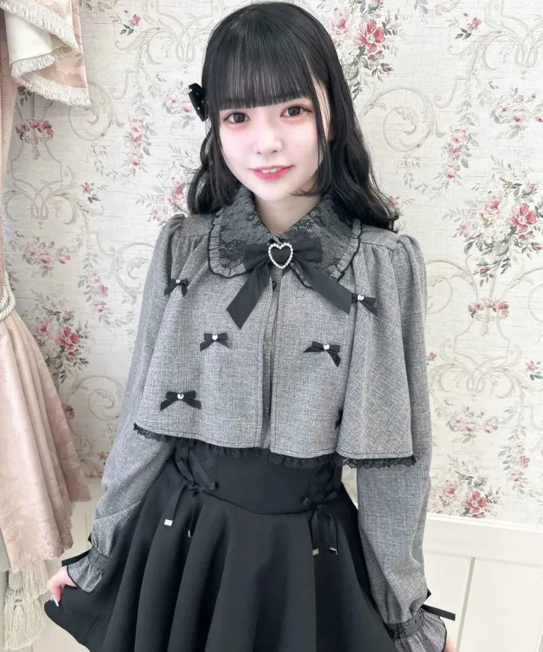 Simpatico dolce mantello ort oulder Princ Sle irt Collare per bambola Colletto piccolo Fibra di poliestere Lungo Sve Caldo Lunghezza regolare