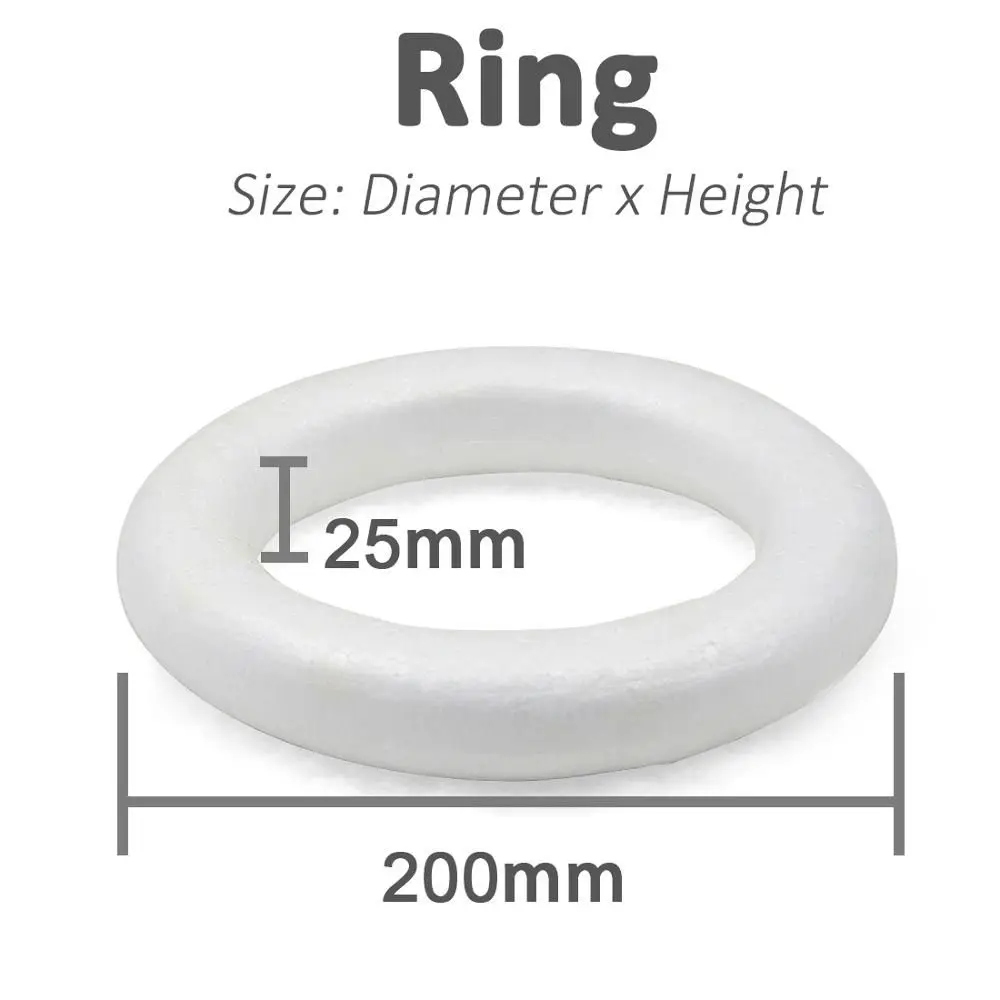 Accessories Party Wedding Craft Material Donuts Mould Round Foam Ring