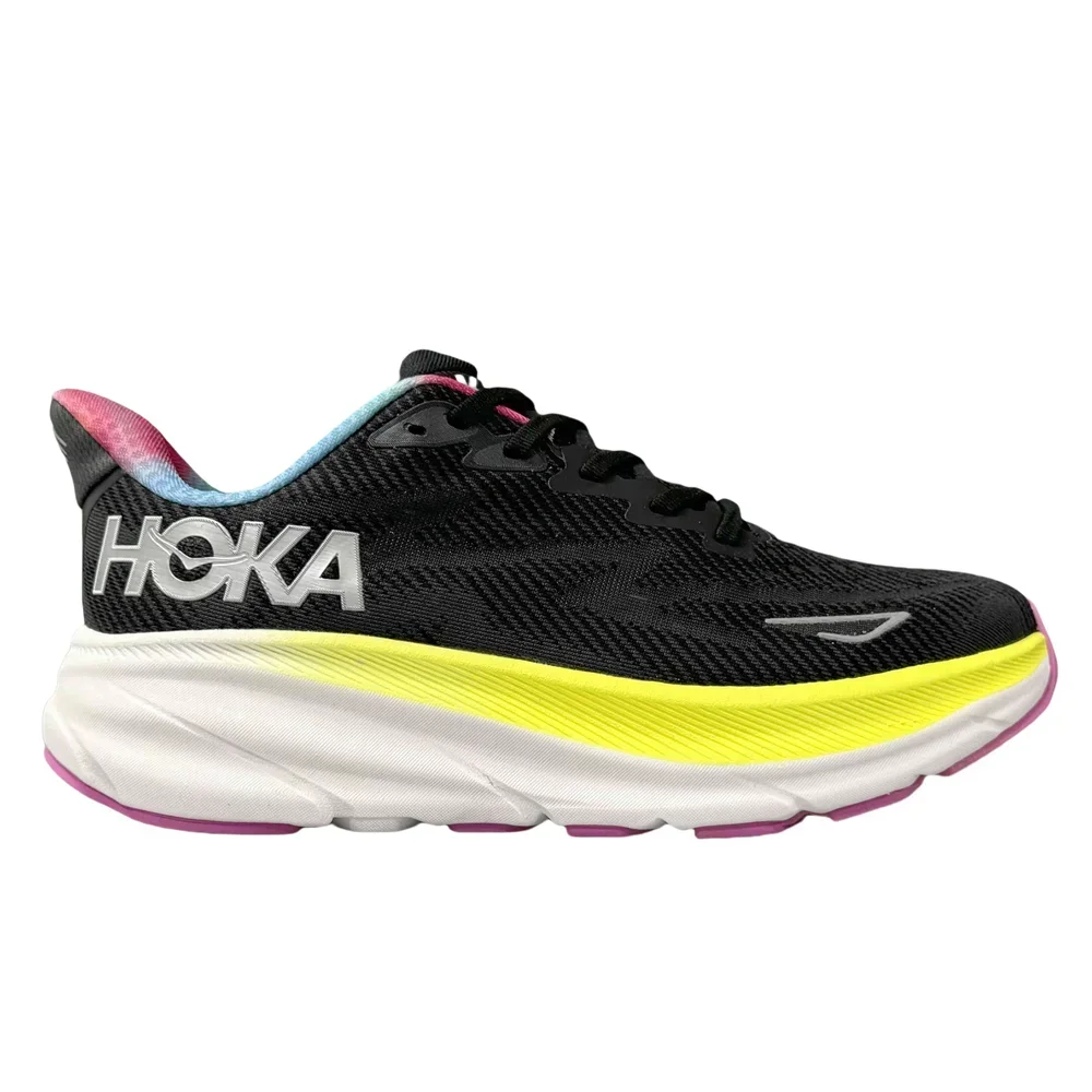 Hoka One One Clifton 9 Black All Aboard متعدد الألوان جديد المشي حذاء رياضي كاجوال المدربين أحذية رياضية النساء الرجال احذية الجري