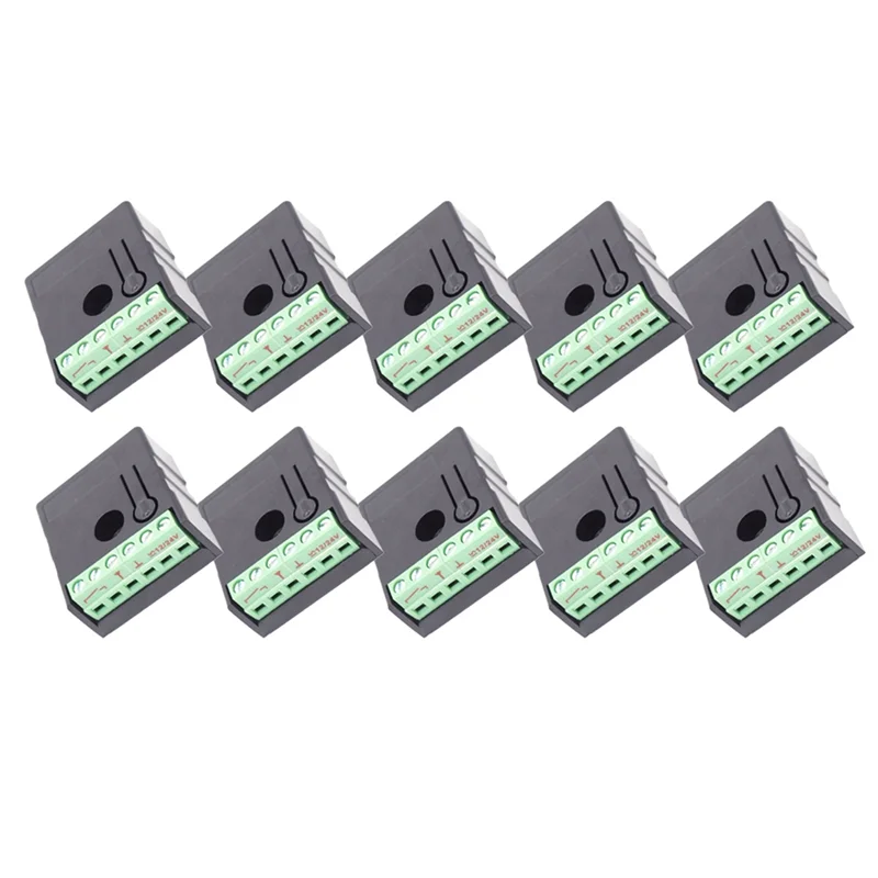 

AD11 10Pcs Mini RF Wireless Remote Control Switch 12V-24V 1 Channel Rf Receiver 433Mhz Module Board