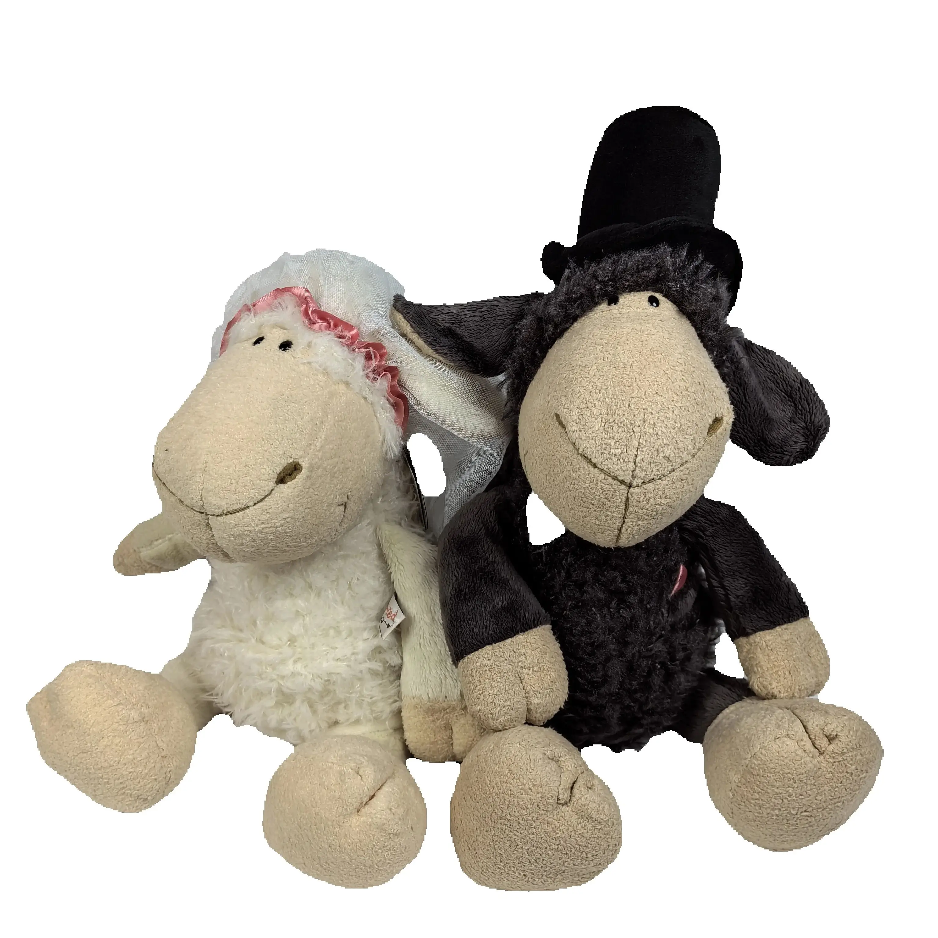 35-50cm Cute Couple Wedding Dress Sheep Husband and wife Valentine's Day Gifts Bride and Groom German Classic Plush Toy