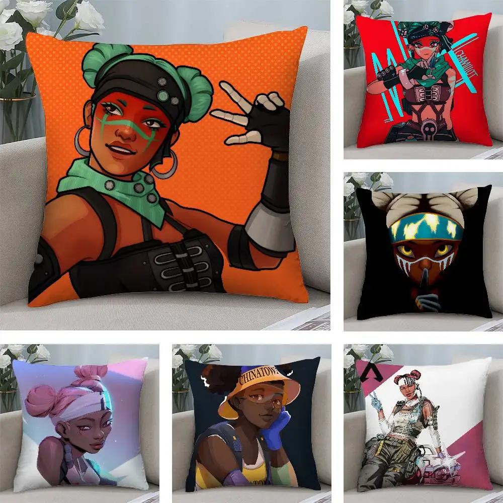

Apex Legends L-Lifeline наволочка из плюшевой ткани, мягкий двусторонний принт, домашний диван, высококачественный чехол для подушки