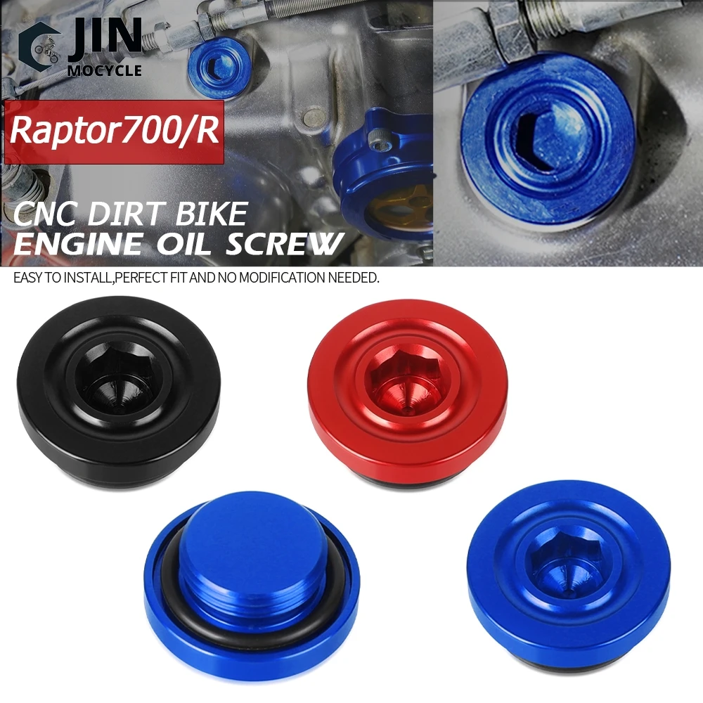 2013-2023 Engines Oil Screw For Yamaha Raptor 700 Raptor700R Engine Oil Filler Drain Plug Cap Cover STRATOLINER ATV Accessories