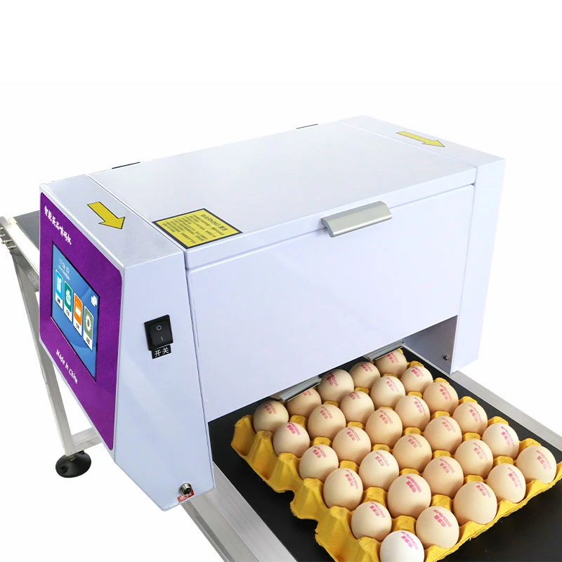 Imagem -02 - Humjihiro-online Automatic Egg Inkjet Printer Data de Produção de Impressão Serial Number Variable qr Barcode Cabeças